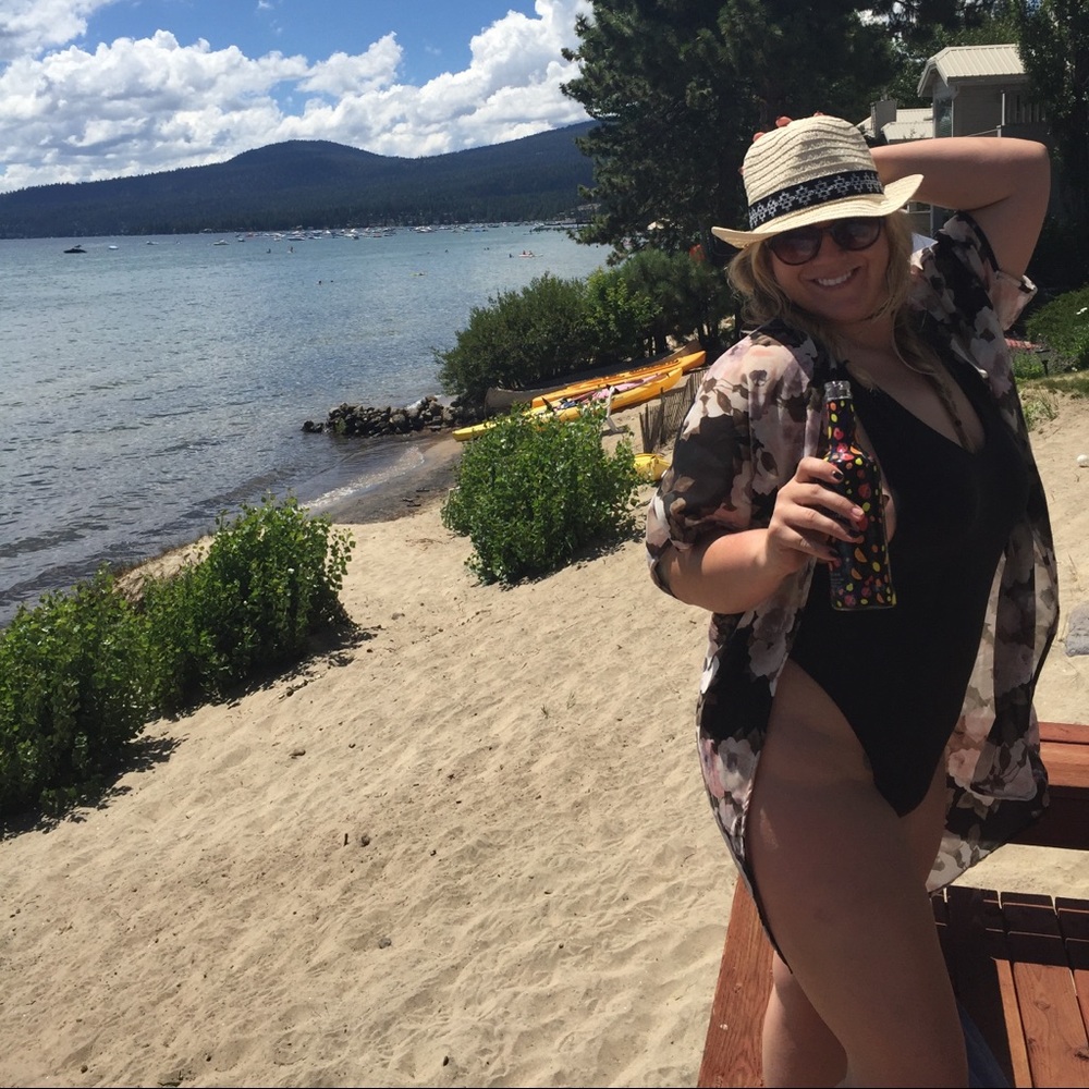 SHEER FLORAL KIMONO